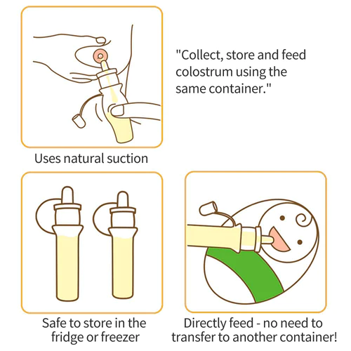 Silicone Colostrum Collector-2pc (Pre-sterilised) 4ml