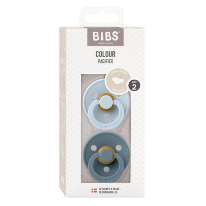 BIBS - Colour Anatomical Pacifier 2 pack