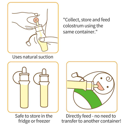 Silicone Colostrum Collector-2pc (Pre-sterilised) 4ml