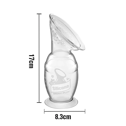 Generation 2, 150ml Silicone Breast Pump with Suction Base